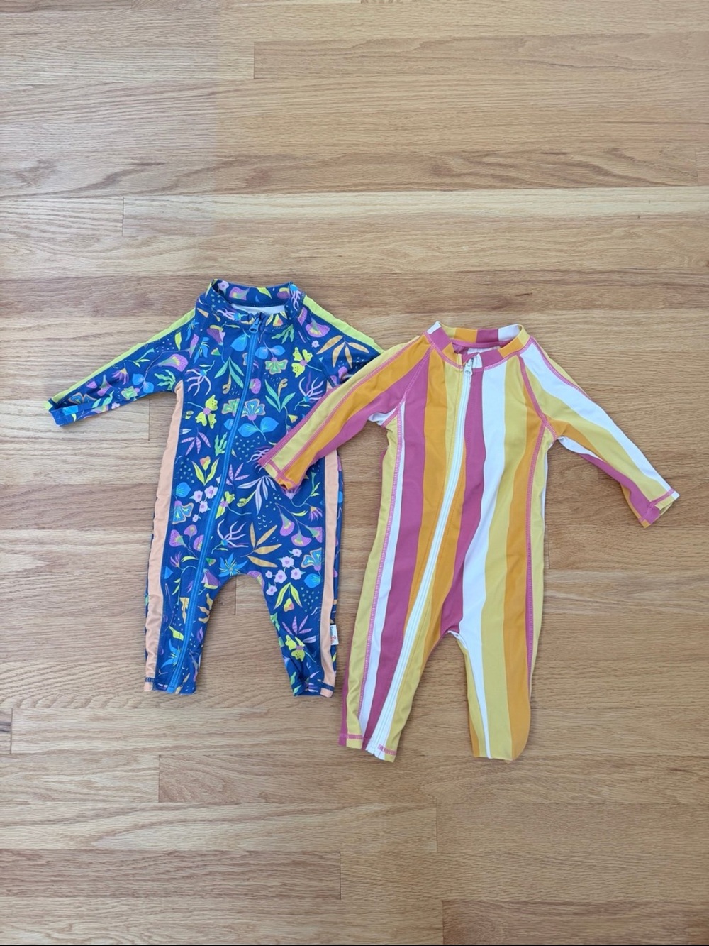 SwimZip 6-12 months two sunsuits 50+ UPF